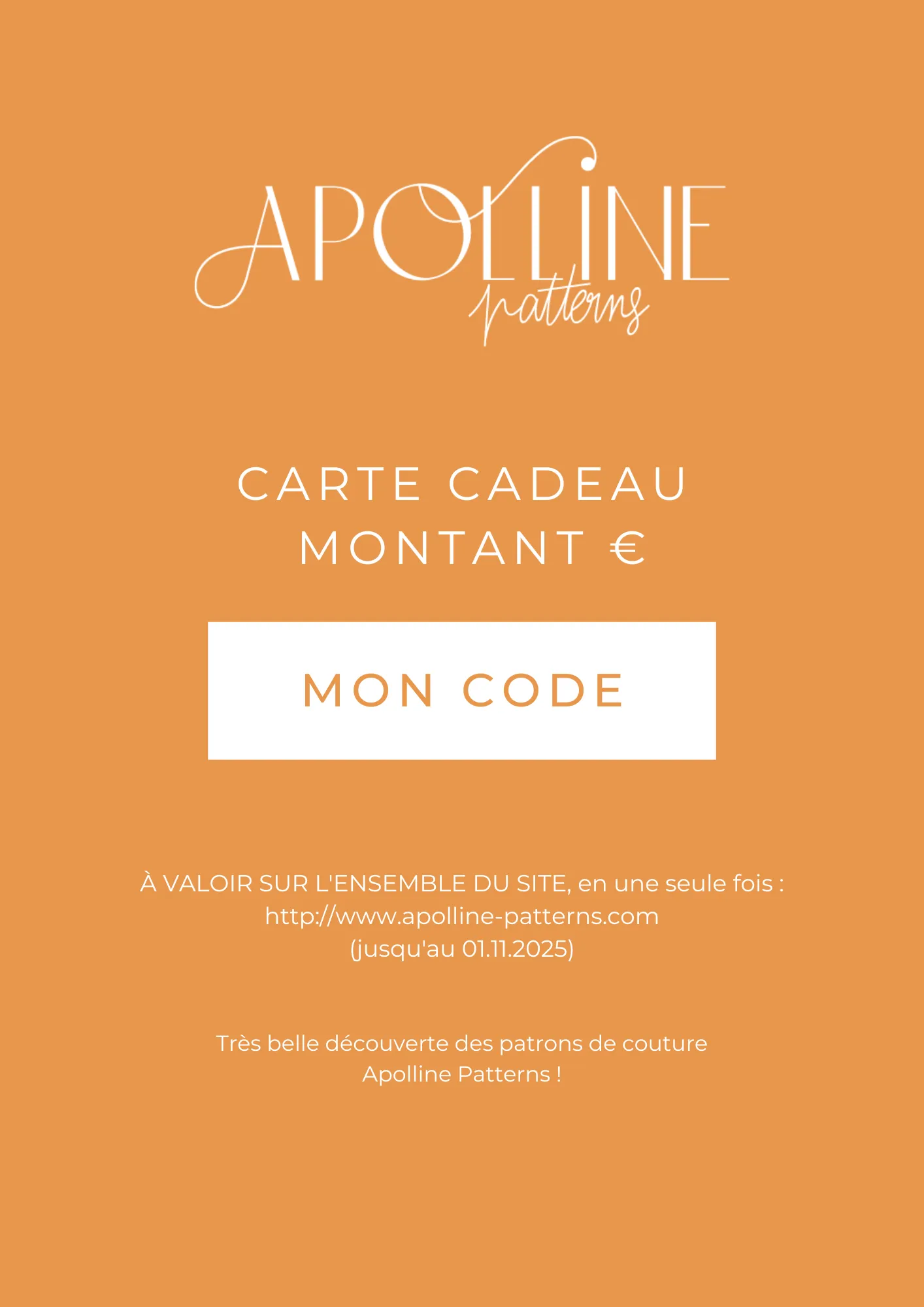 Product image of E-carte cadeau