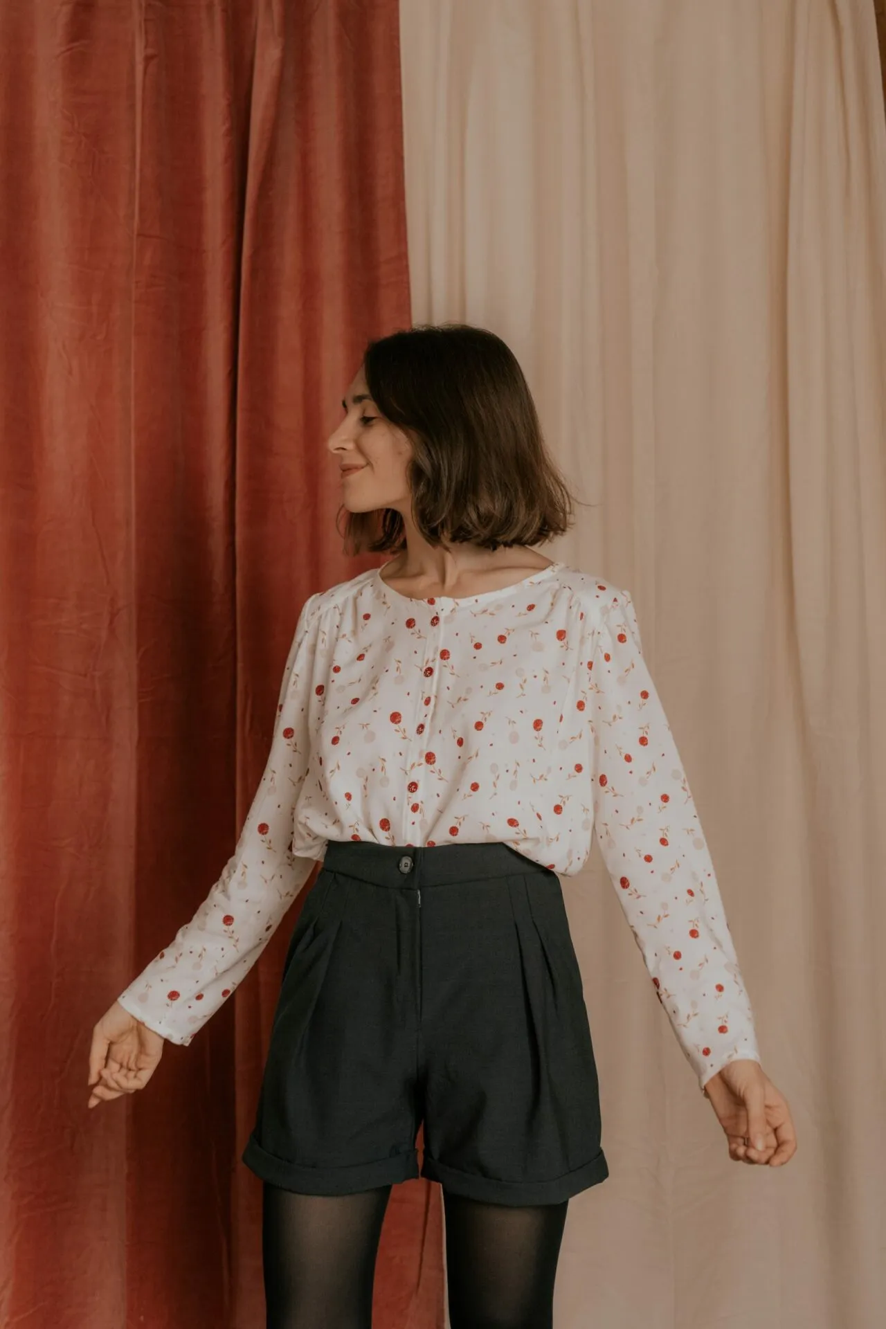 Image of Inspirations : la blouse Jade associée au short Léo!