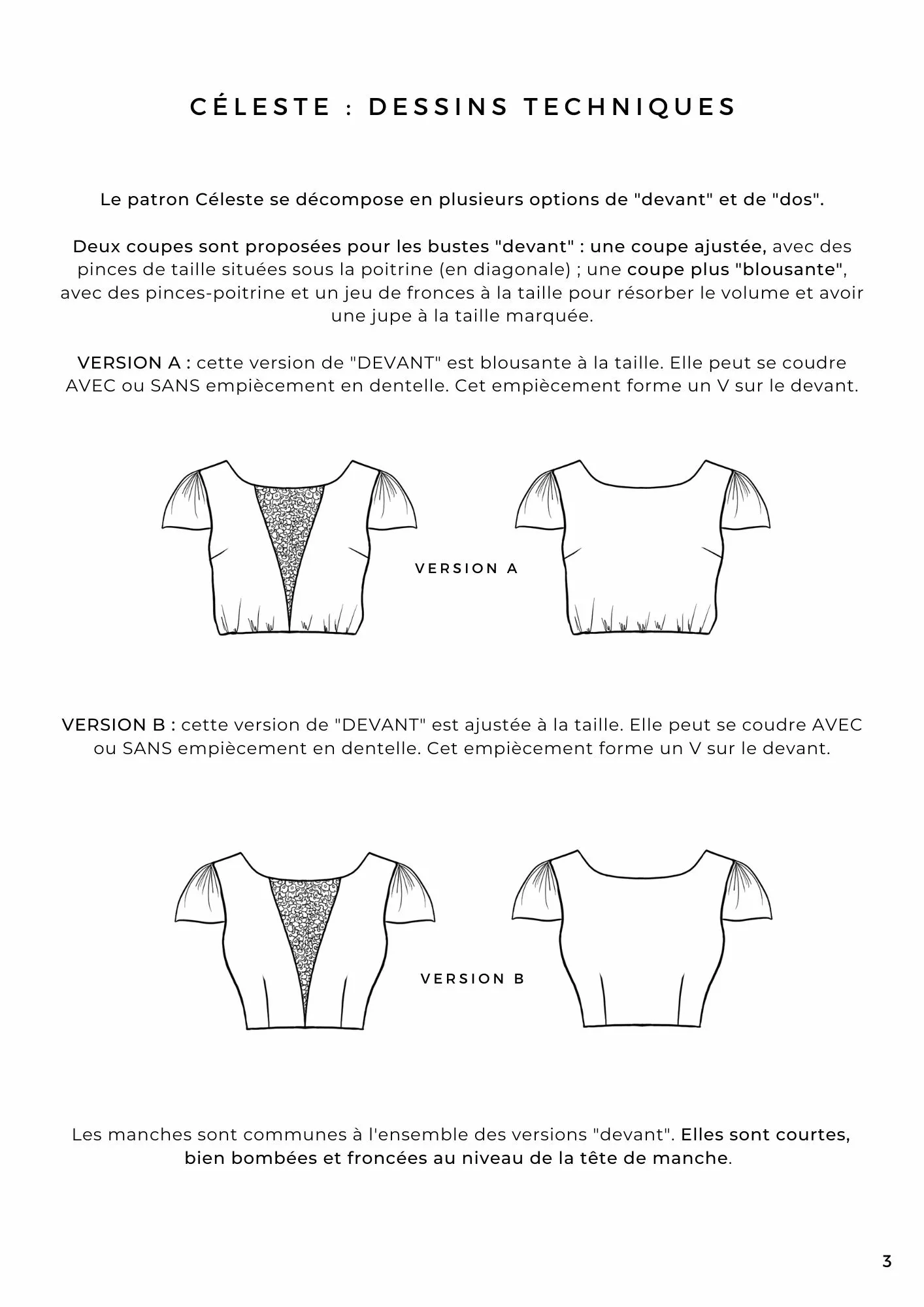 Product image of Coudre le top Céleste