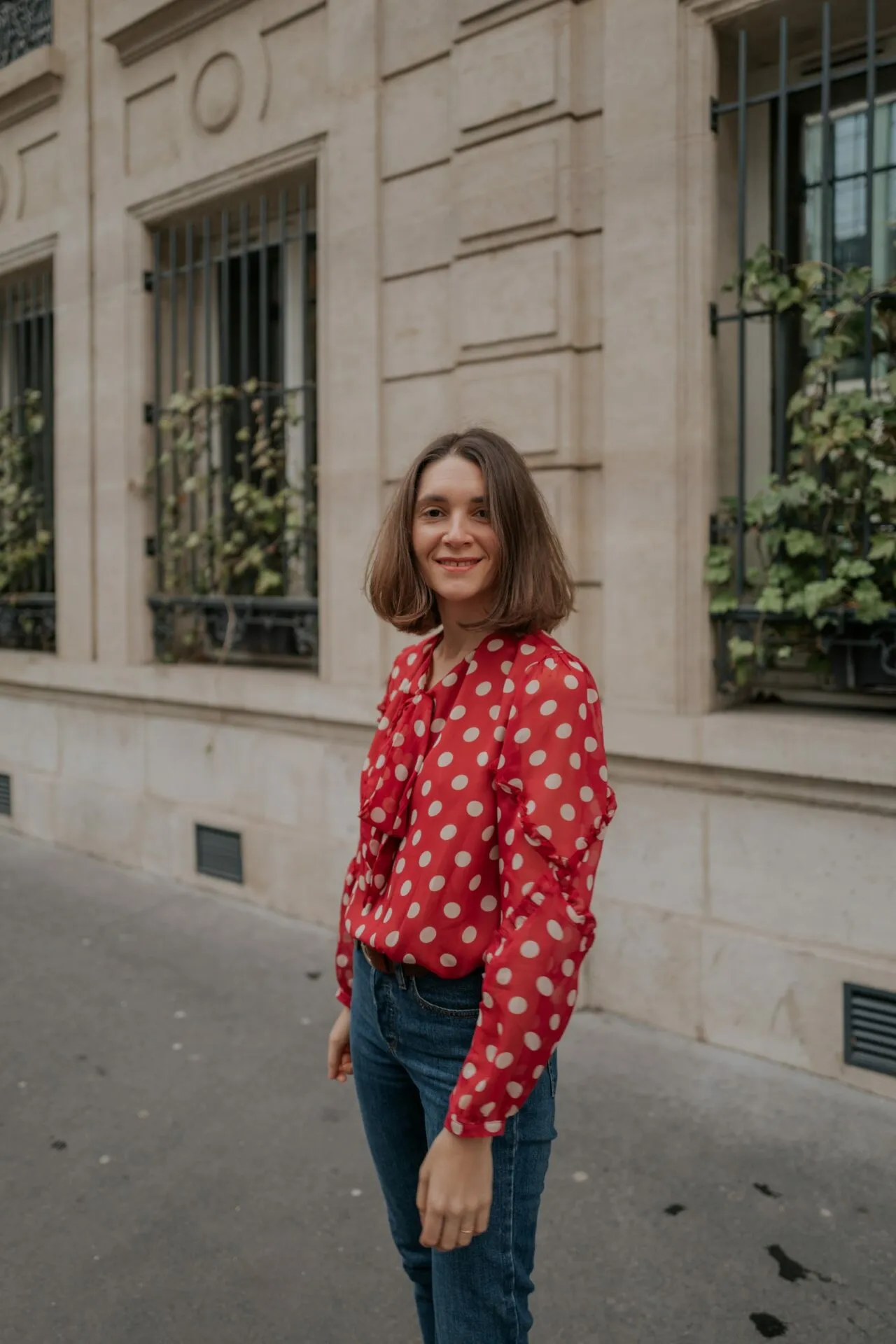 Image of Coudre la blouse Justine dans un tissu mousseline