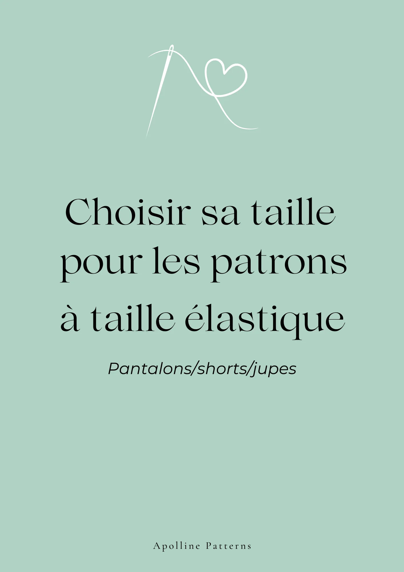 Image of Choisir sa taille de patron pour les pantalons/shorts à taille élastique sans zip