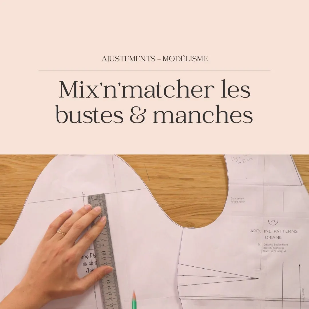 Image of Mix’n’Matcher des bustes / manches de patrons de couture