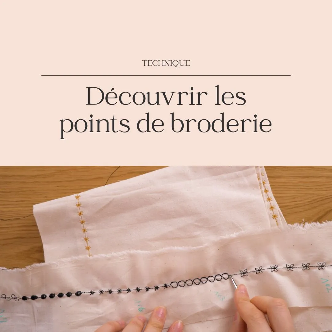 Image of Découvrir les points « broderie » de sa machine