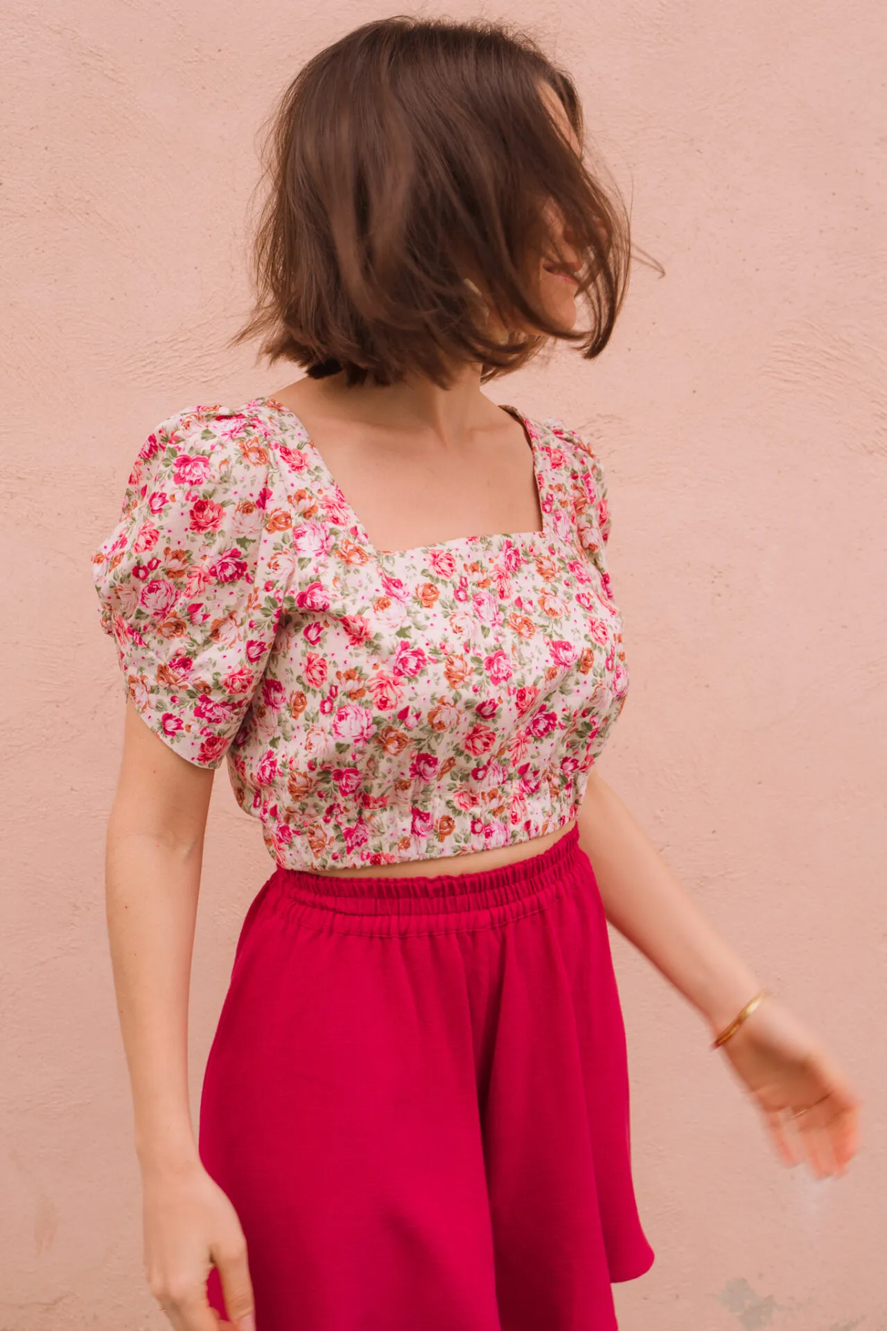 Product image of Venice : crop-top / blouse / robe