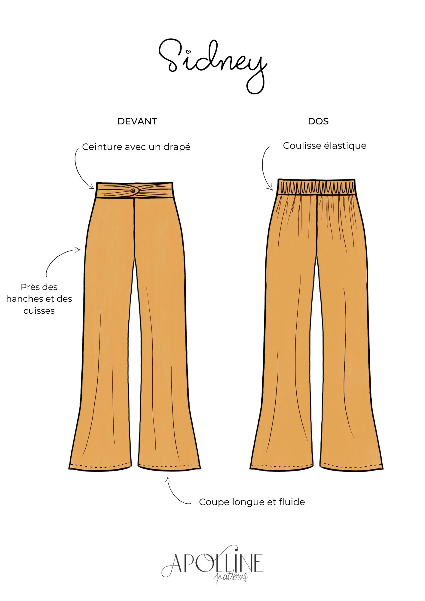 Product image of Sidney, le pantalon maille