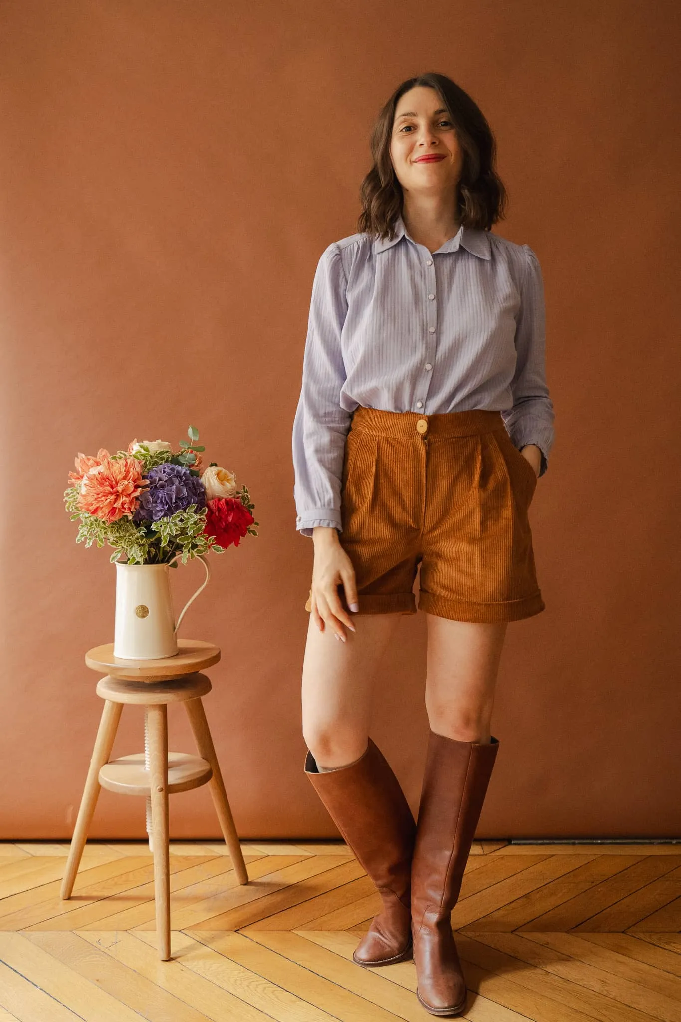 Product image of Léo, le pantalon/short à pinces