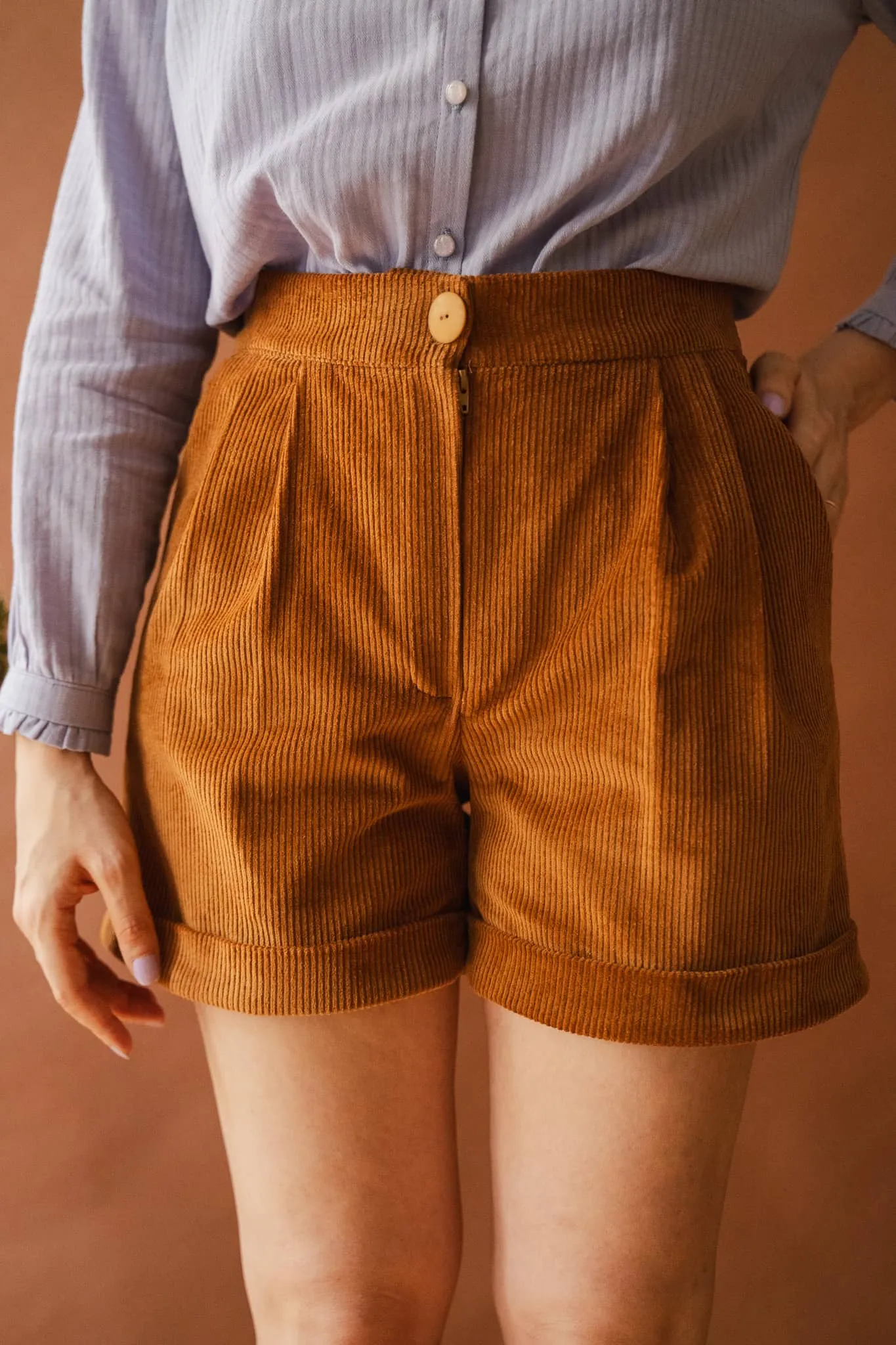 Image of Léo, le pantalon/short à pinces