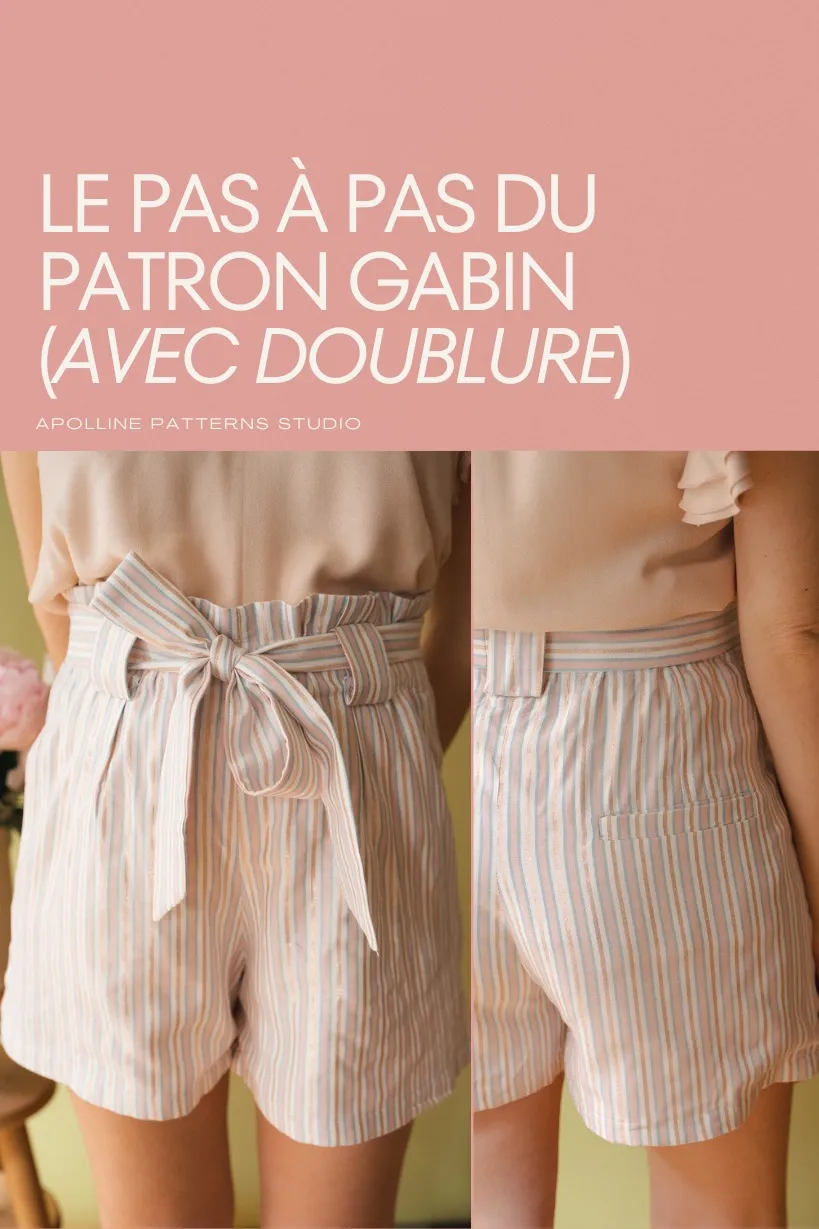 Image of Coudre un short ou pantalon Gabin doublé