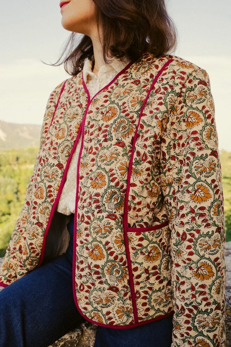 Tutoriel : un gilet sans manche avec tissu endroit / envers