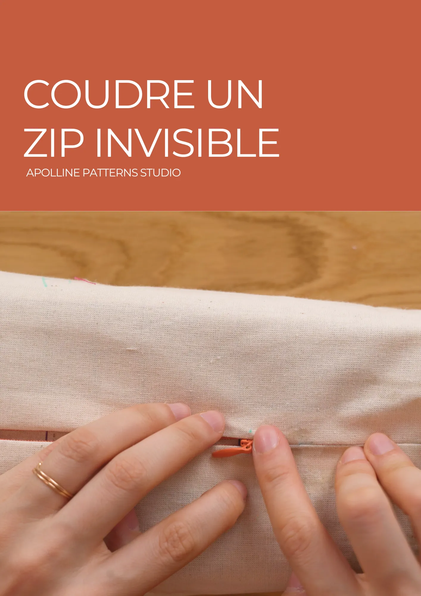 Image of Coudre un zip invisible