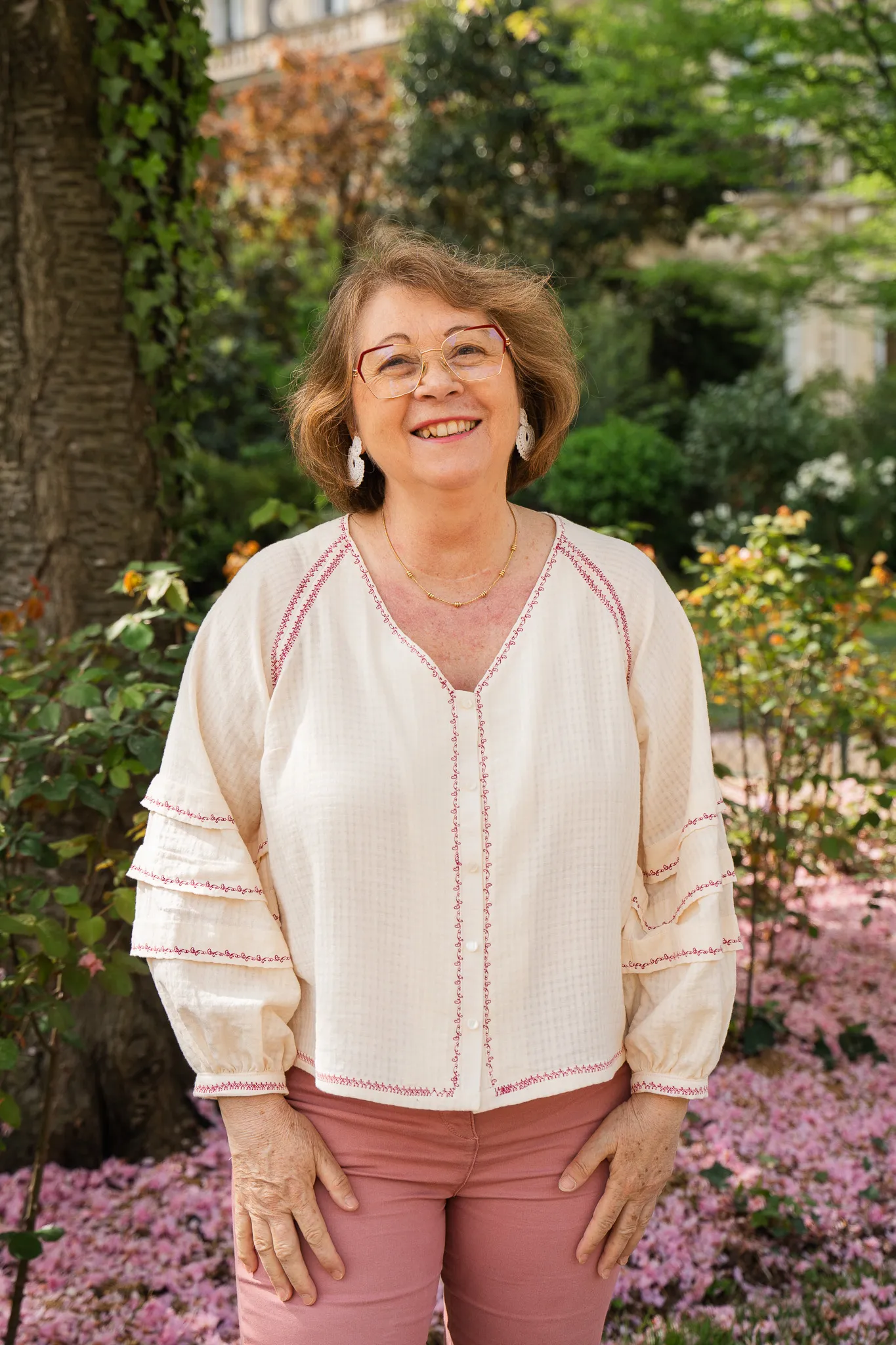 Product image of Maxine, la blouse à plis « religieuse »