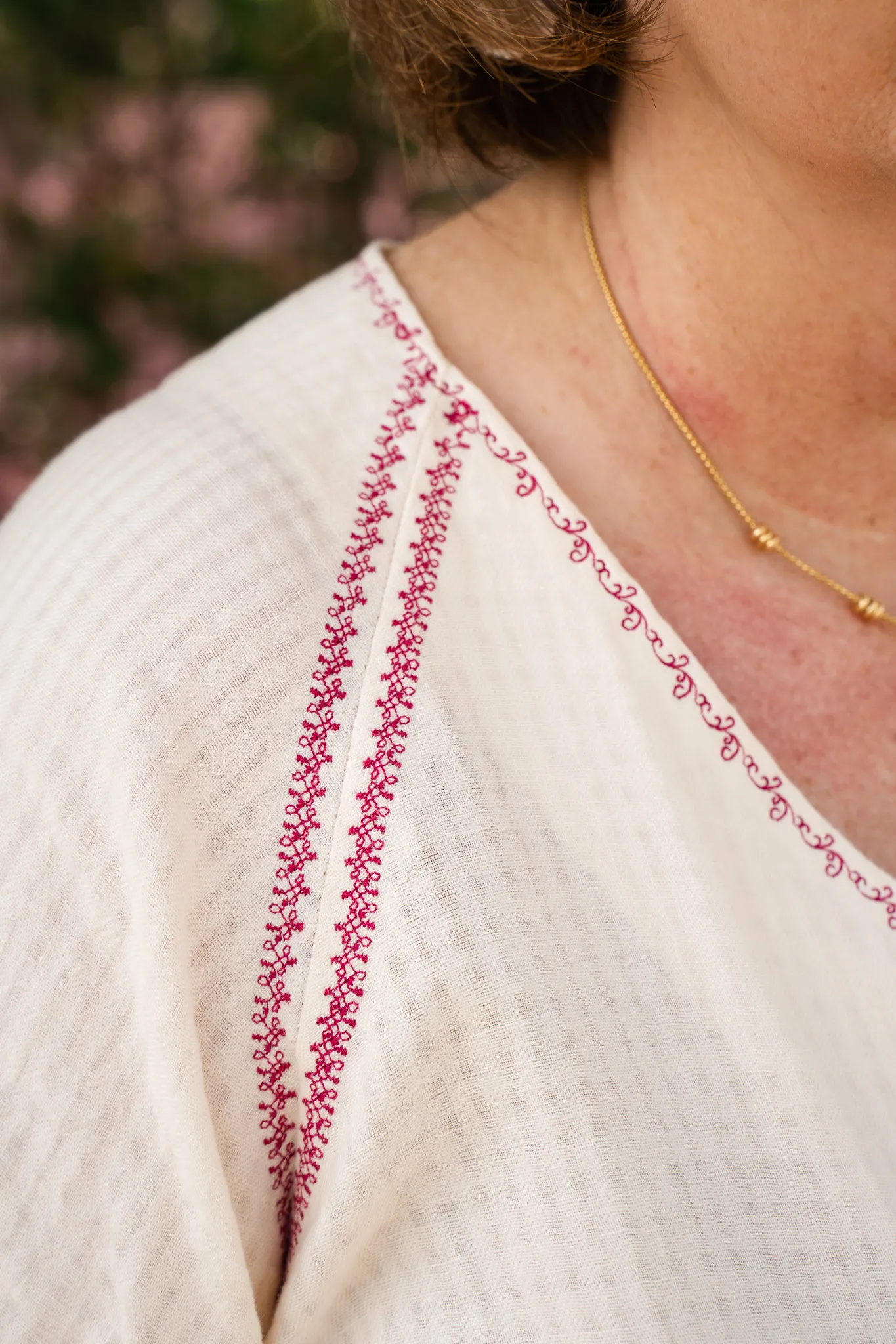 Product image of Maxine, la blouse à plis « religieuse »