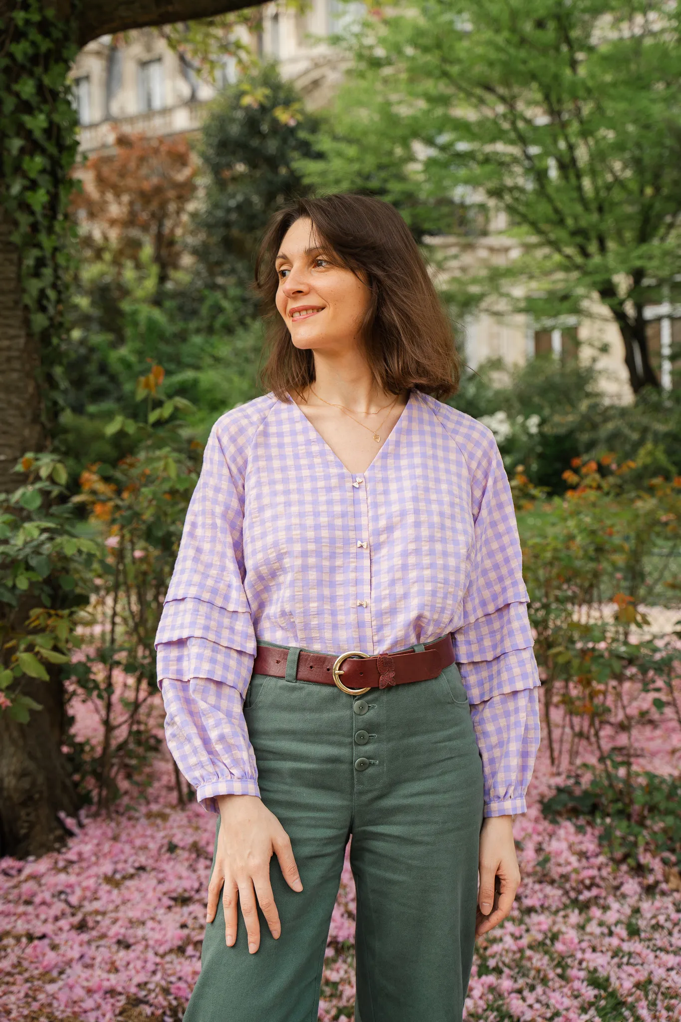 Product image of Maxine, la blouse à plis « religieuse »