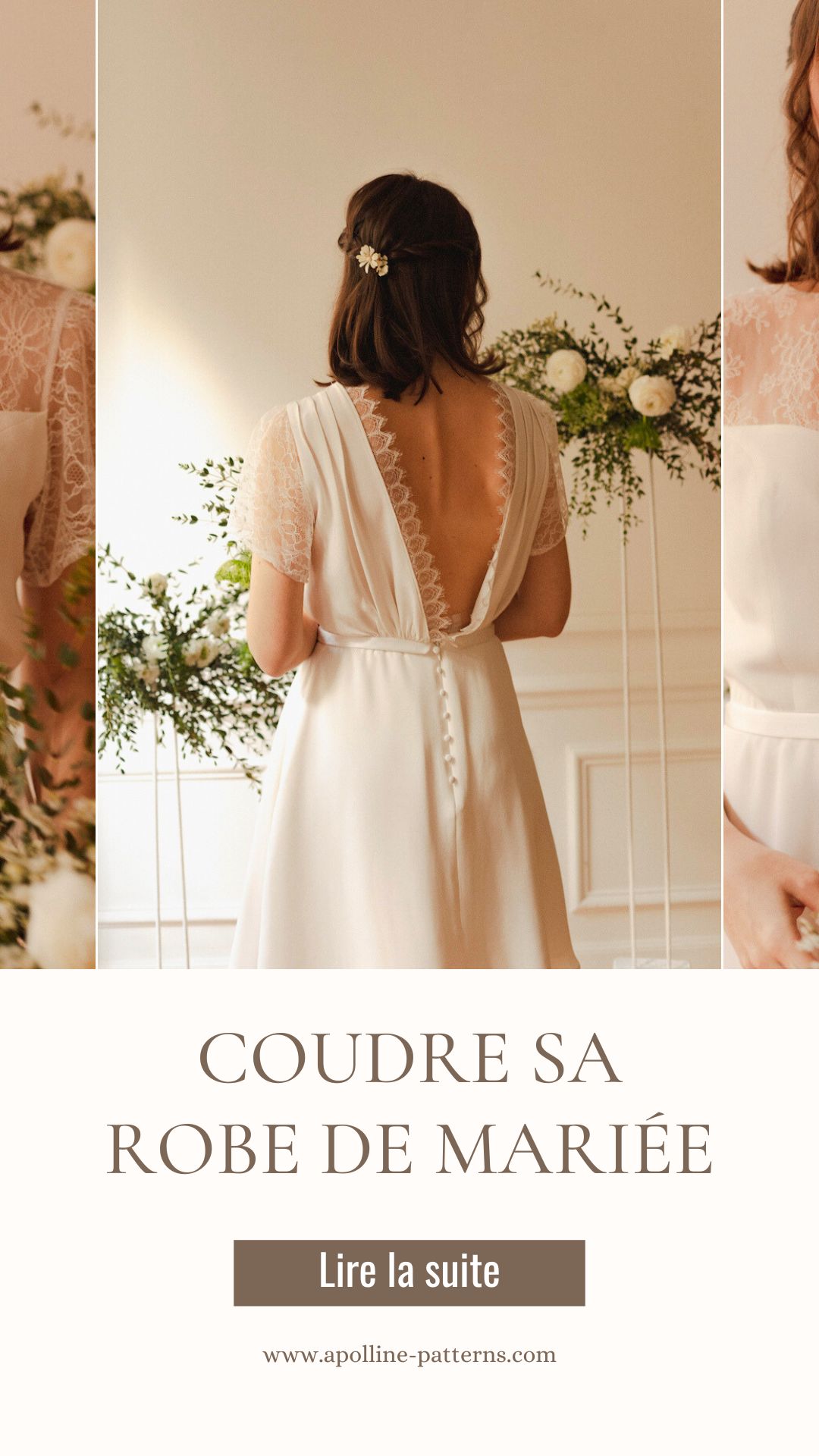Inspiration, patron, tissu, couture, mariage, robe boheme