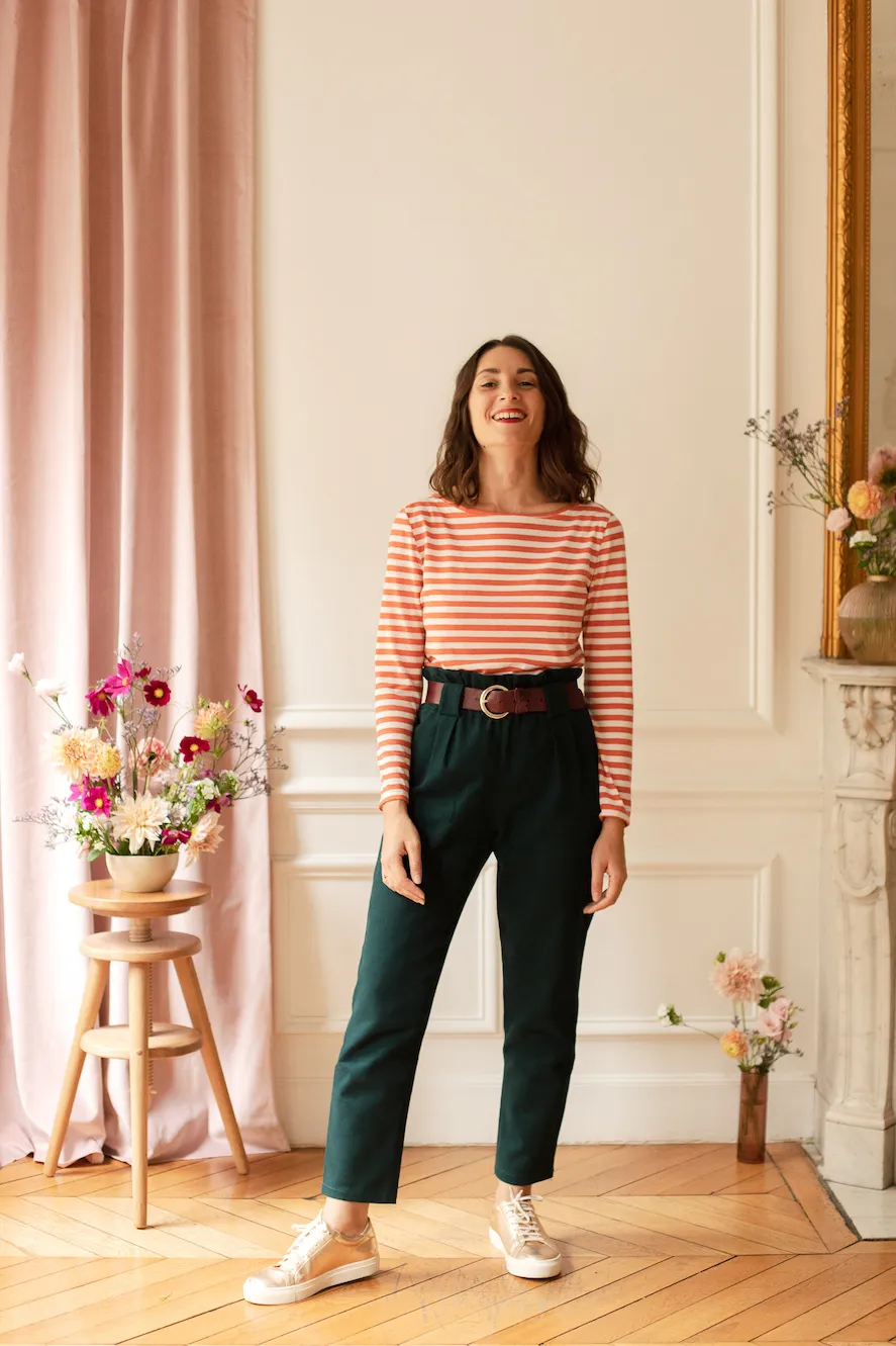Image of Gabin, le pantalon ou short paperbag
