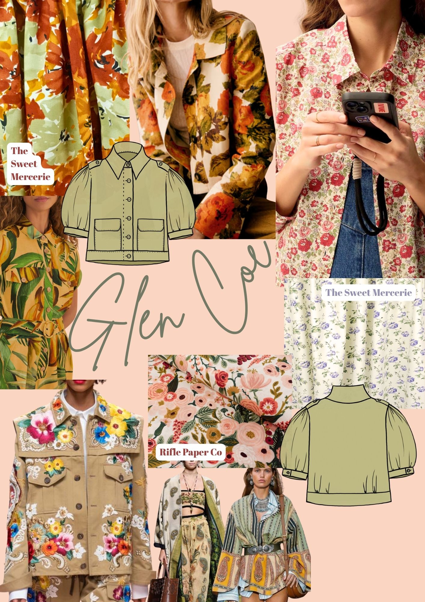 Craquez pour cette superbe veste à gros motif floral cousue main, réalisée à partir du patron Glen Coe. Un modèle parfait pour allier style et confort, entre bomber décontracté et veste chic. Idéal pour donner du pep’s à vos looks de mi-saison ou affirmer votre style avec une pièce forte ! Inspirez-vous de cette réalisation couture et découvrez comment porter les imprimés floraux en toute élégance. 🌸✂️ #couture #DIYmode