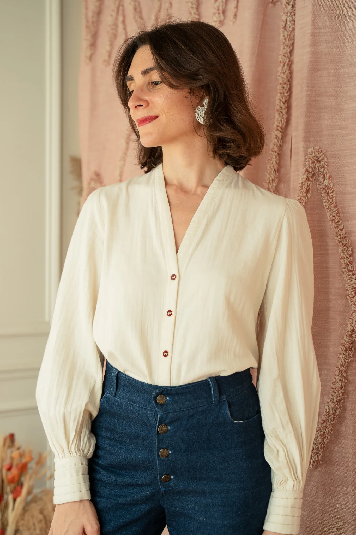 Image of Aloha, la robe chemisier