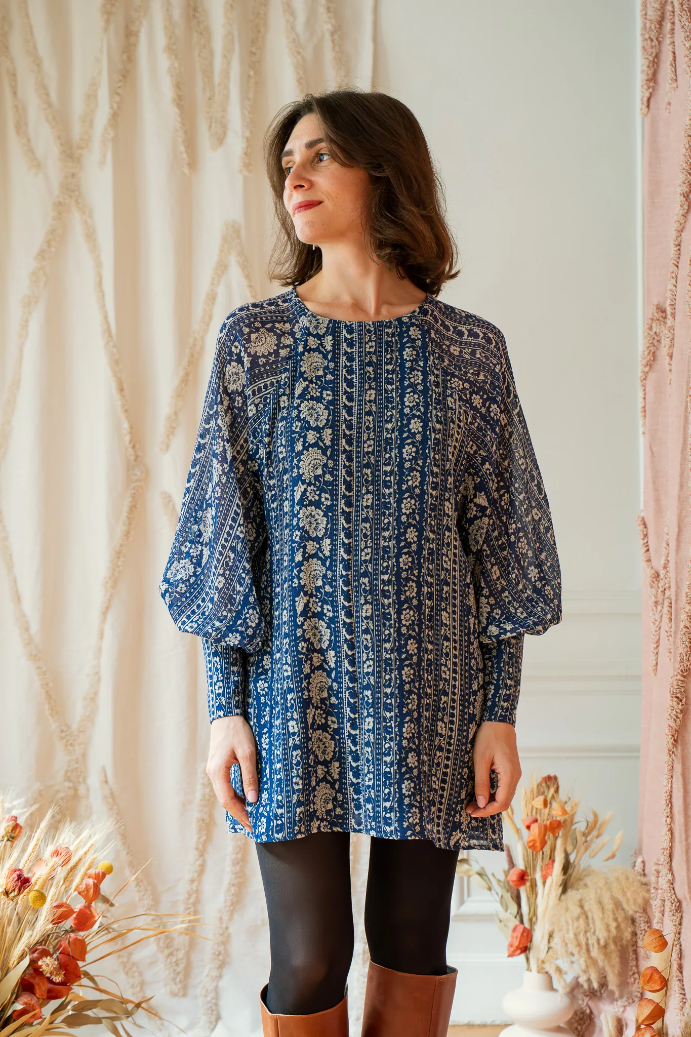 Image of Sylvie, la blouse raglan