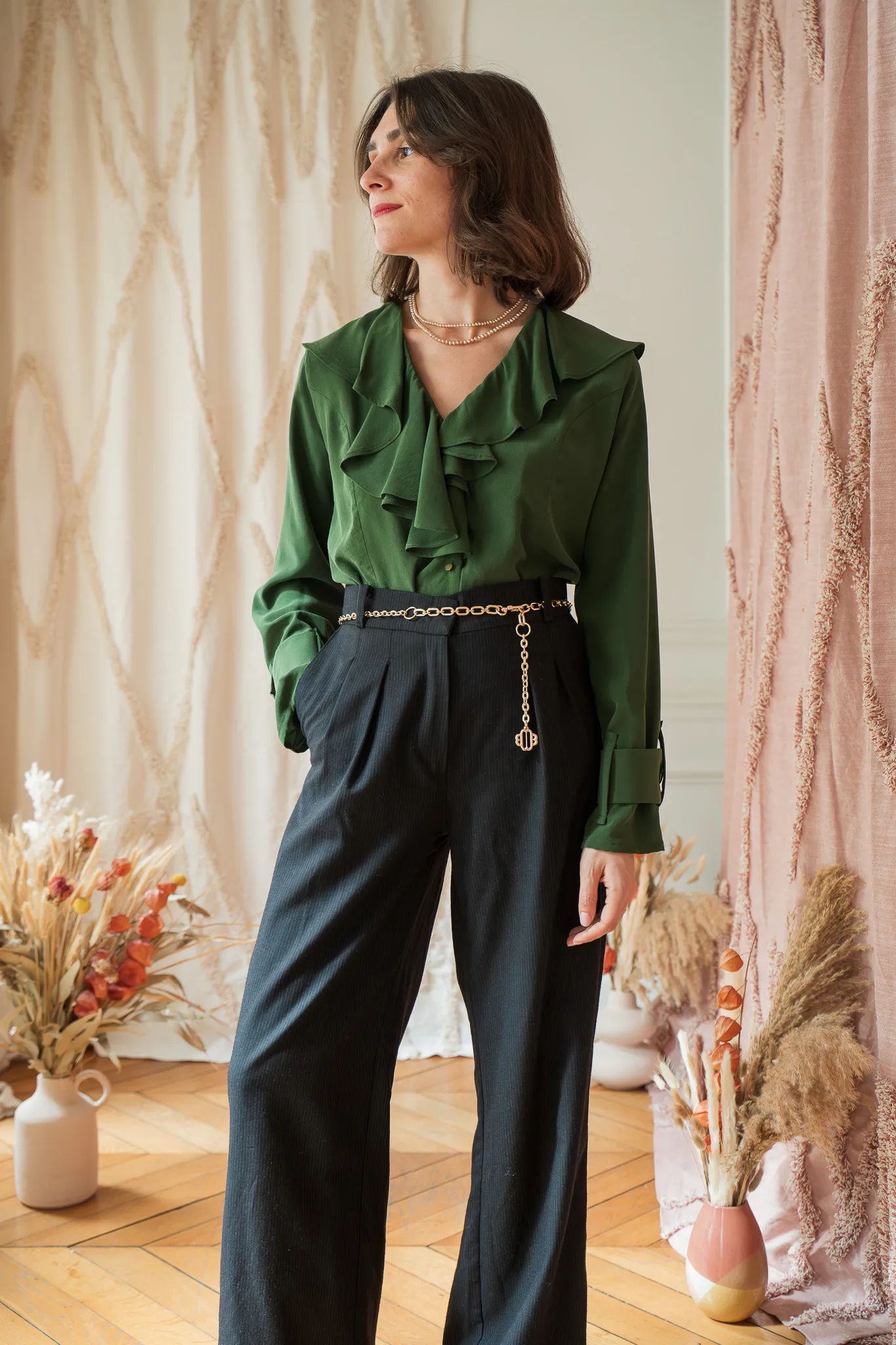 Product image of Léo, le pantalon/short à pinces