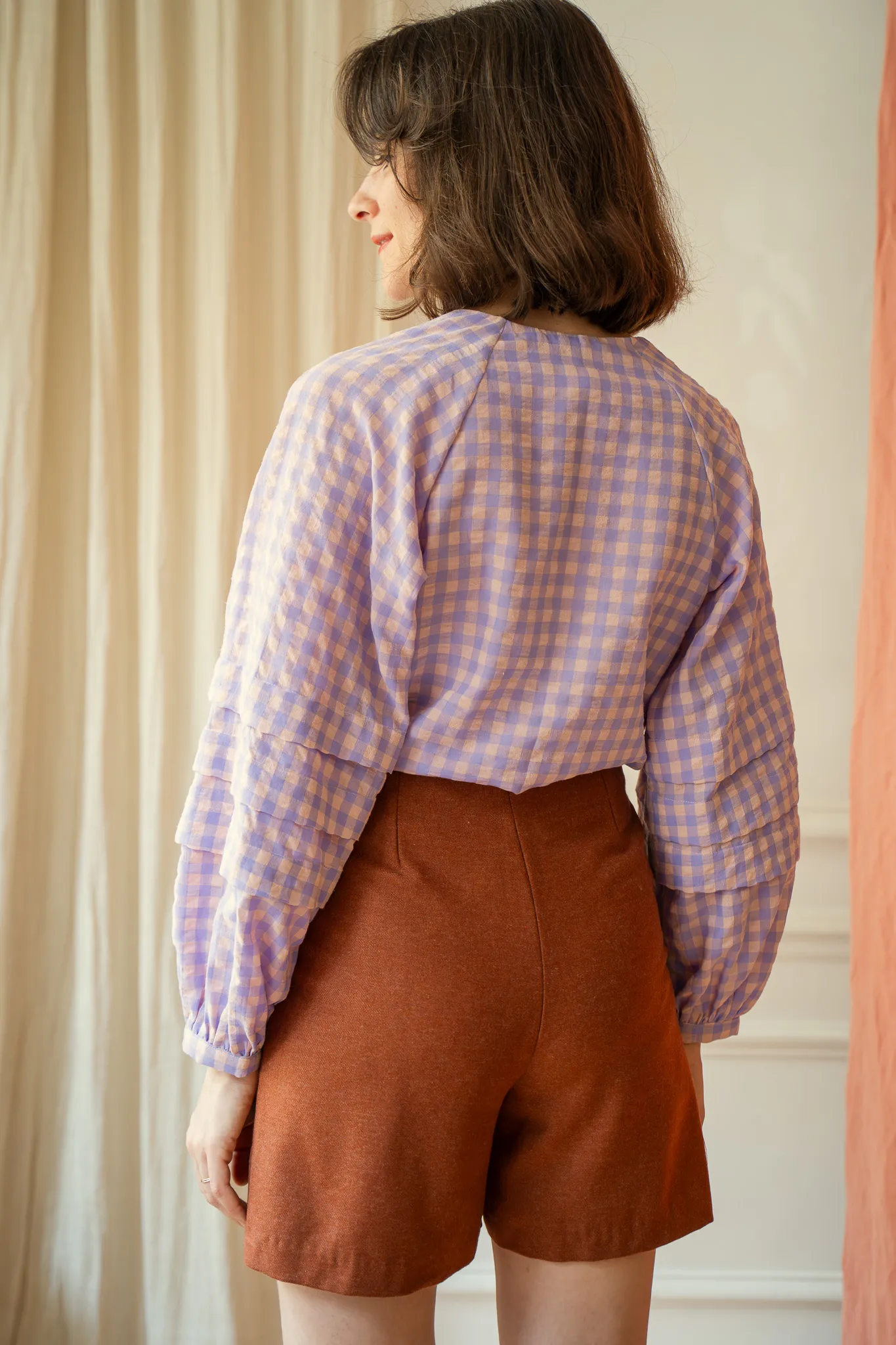 Product image of Maxine, la blouse à plis « religieuse »