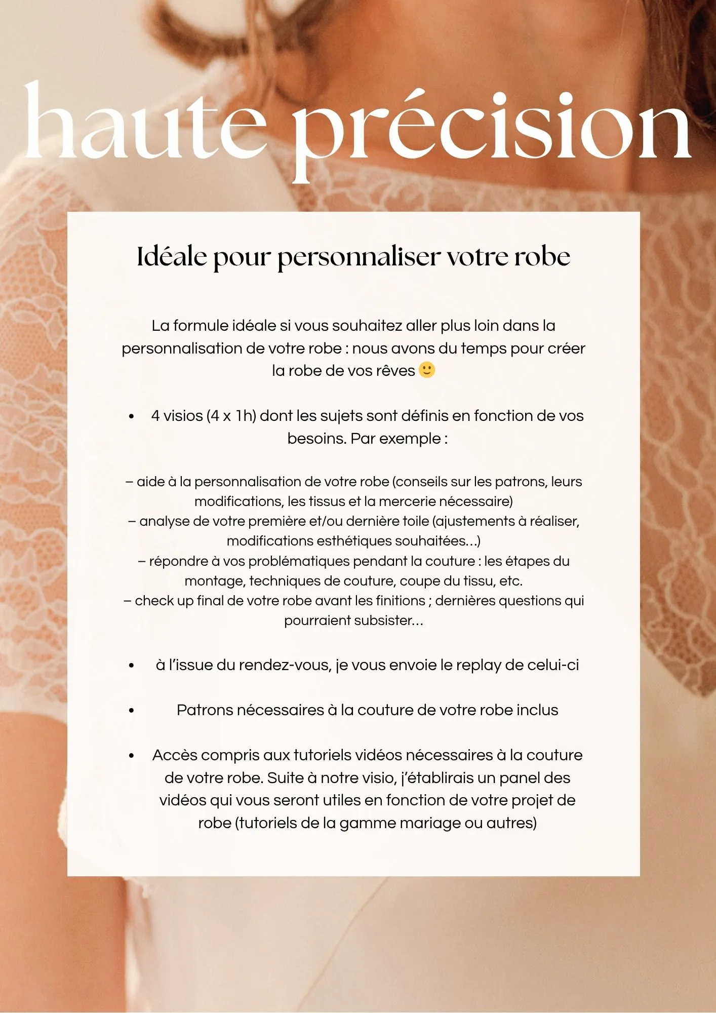 Image of Offre « Haute précision » – Je couds ma robe de mariée