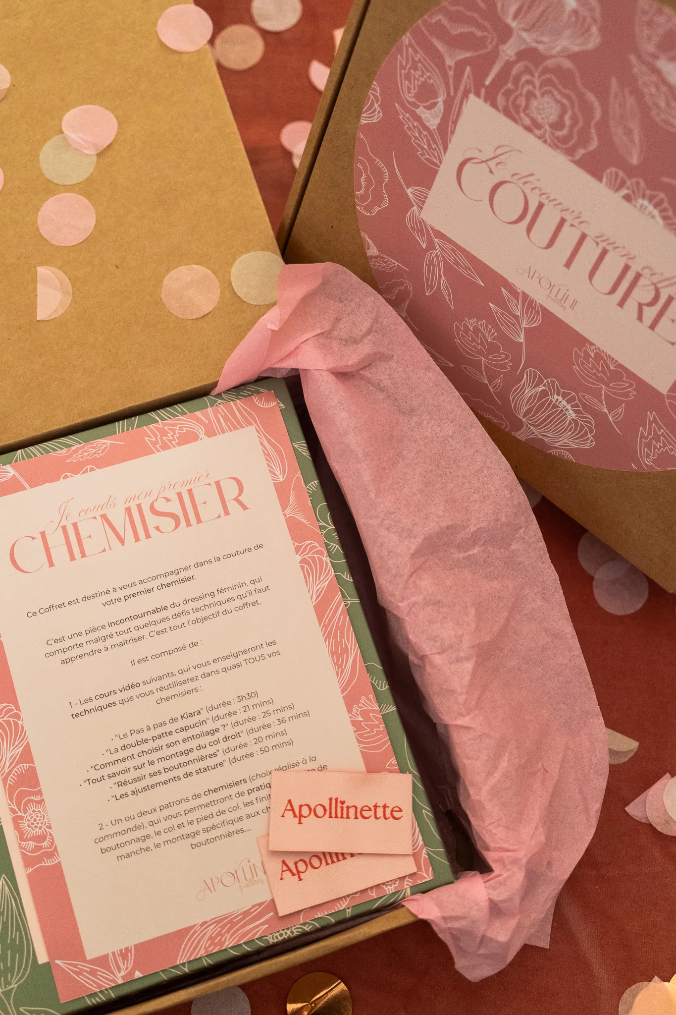 Image of COFFRET « JE COUDS MON 1ER CHEMISIER »