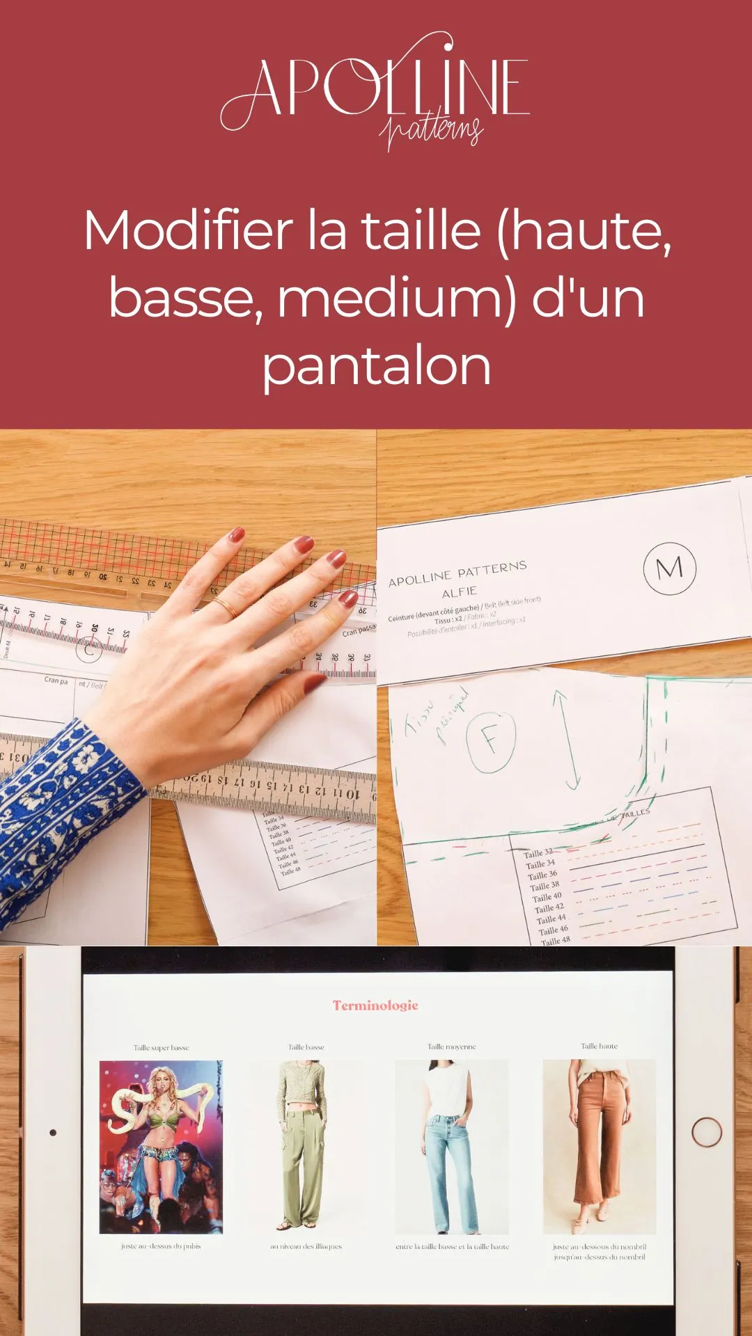 Image of Modifier la taille (haute, basse, medium) d’un pantalon