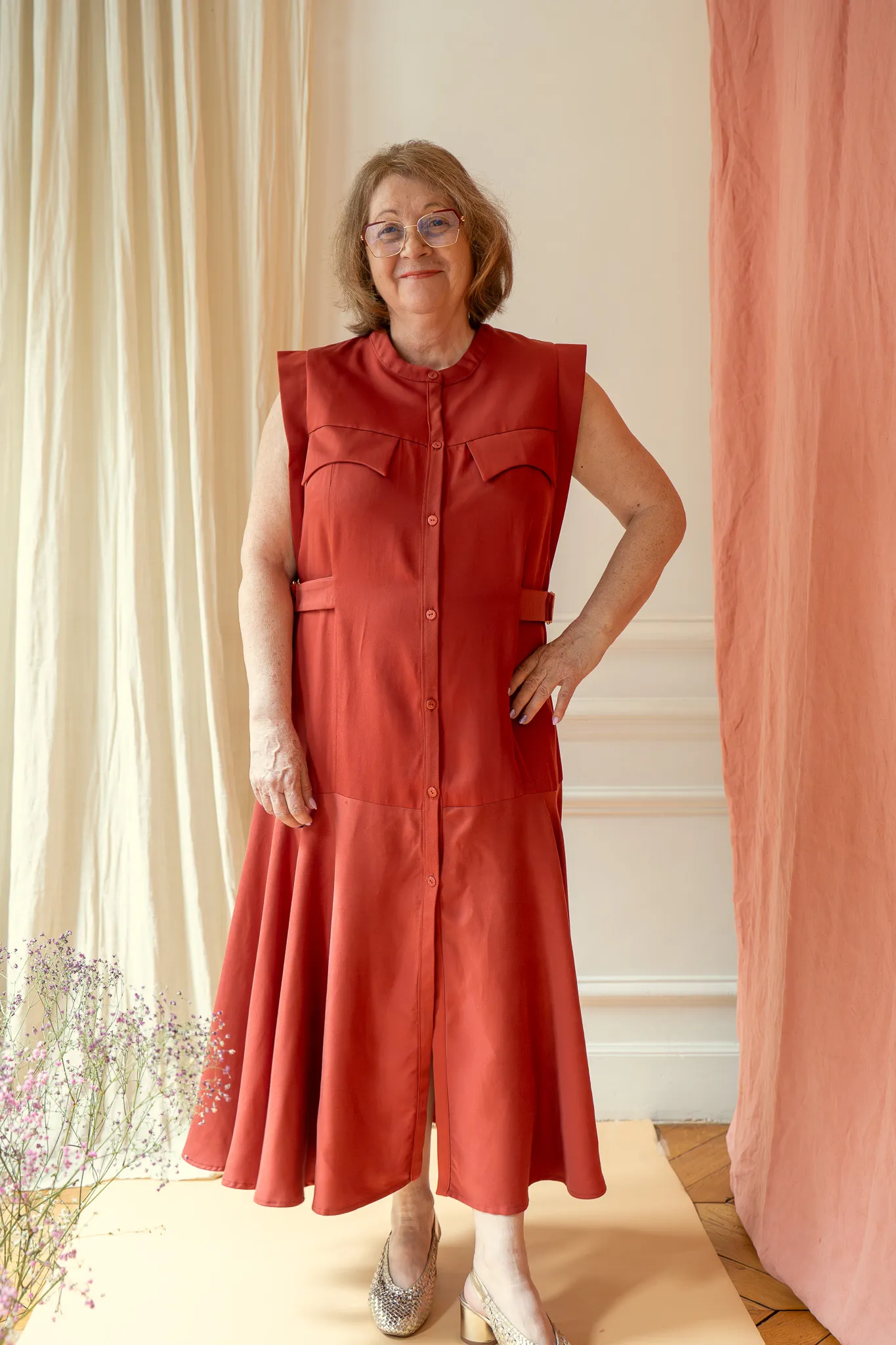 Product image of Saignon, la robe chemise revisitée