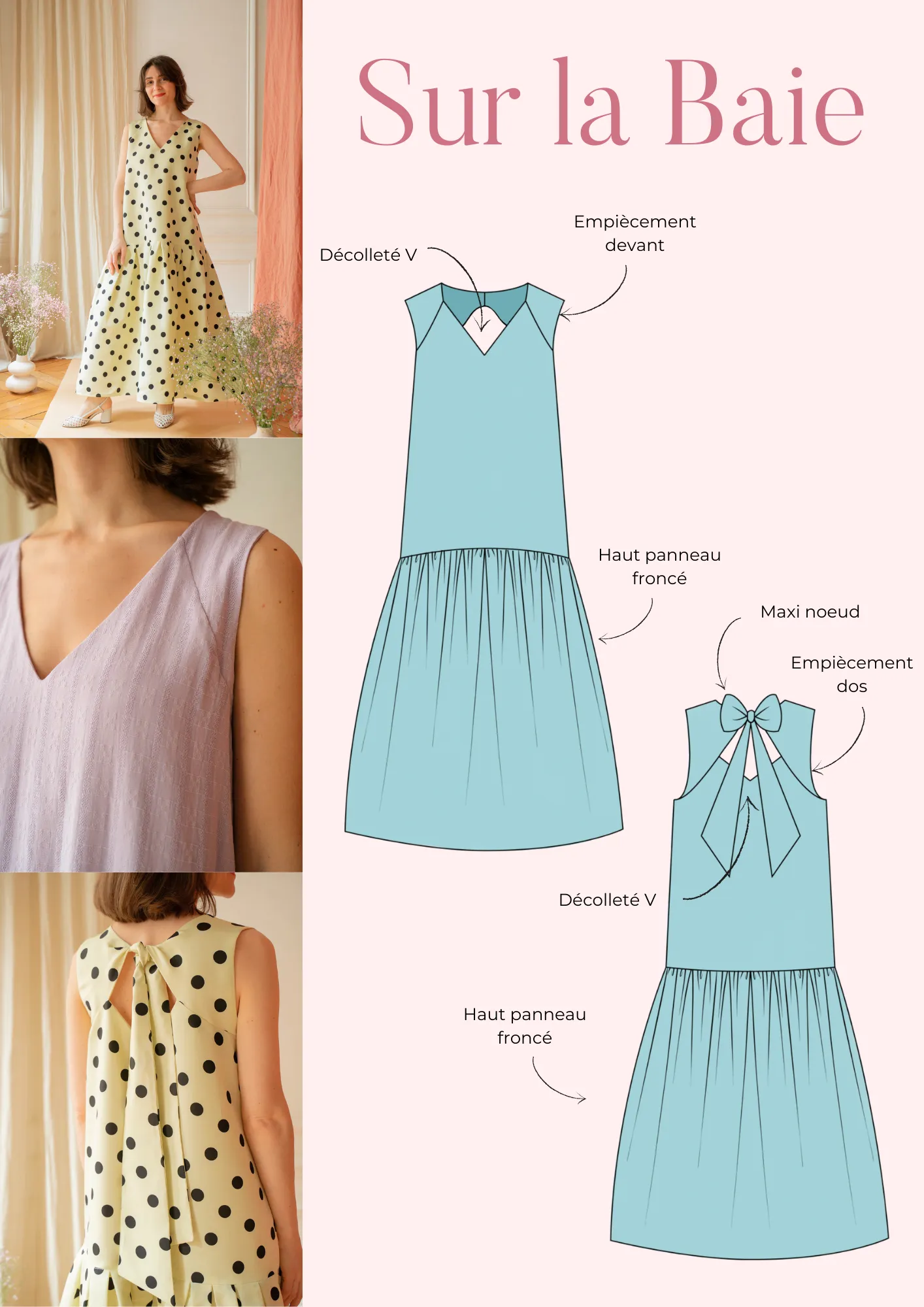 Product image of Sur la Baie, la robe maxi