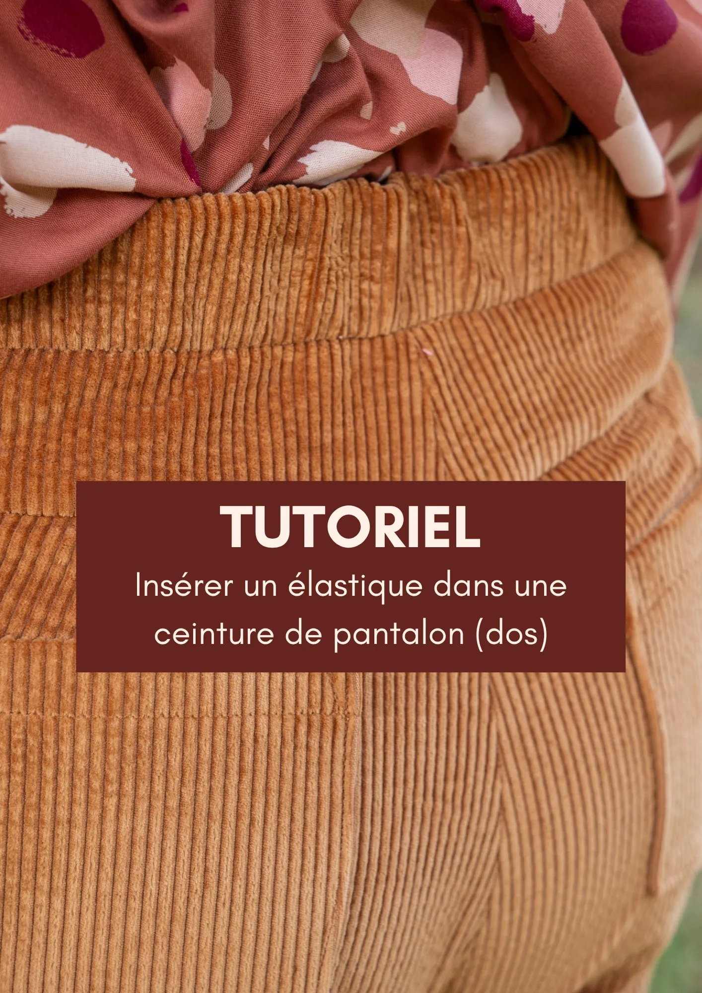 Image of Ajouter un élastique dans une ceinture de pantalon (au dos)