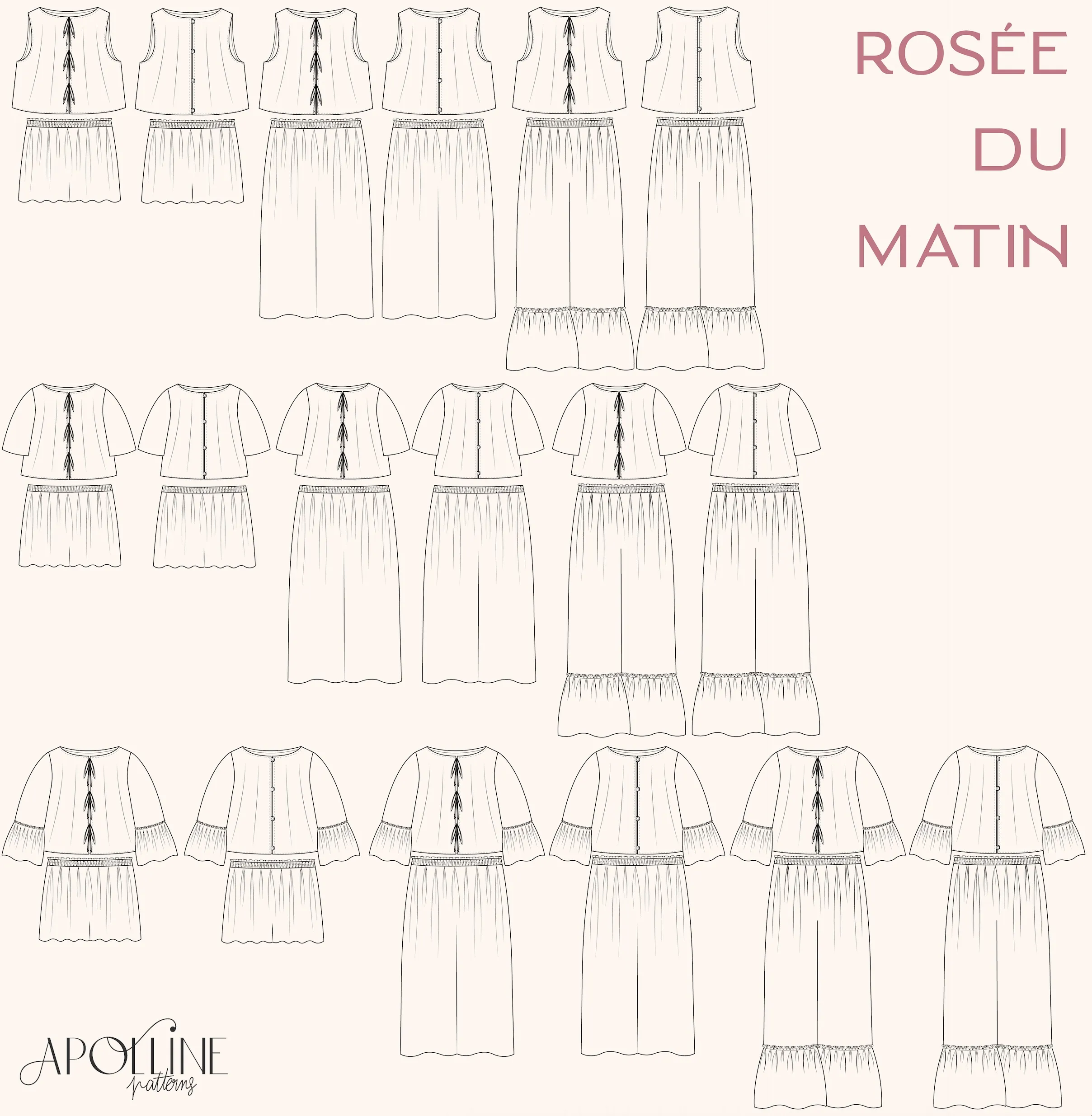 Product image of Rosée du matin, le pyjama intérieur/extérieur
